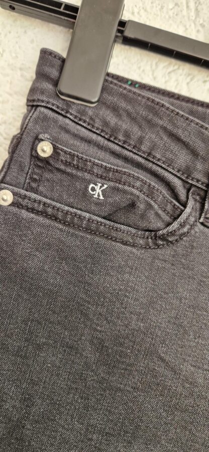 164 - Calvin Klein jeans zwart split (0624meg5) - Afbeelding 5