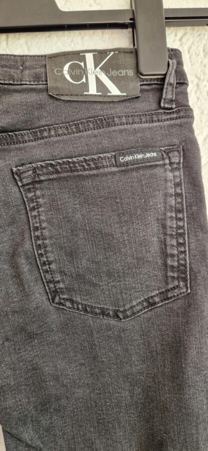 164 - Calvin Klein jeans zwart split (0624meg5) - Afbeelding 7