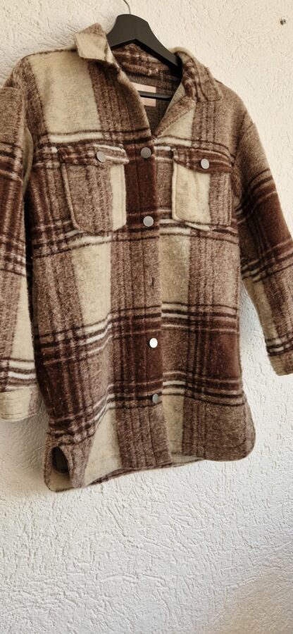 146 152 - Kids Only fleece shacket ruit (0624meg5) - Afbeelding 3