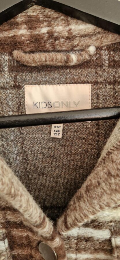 146 152 - Kids Only fleece shacket ruit (0624meg5) - Afbeelding 4