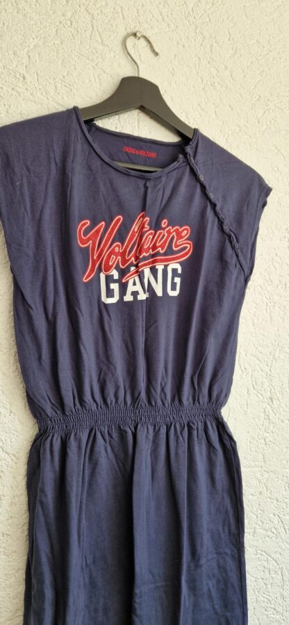 152 - Zadig & Voltaire jurkje blauw (0624meg5) - Afbeelding 3