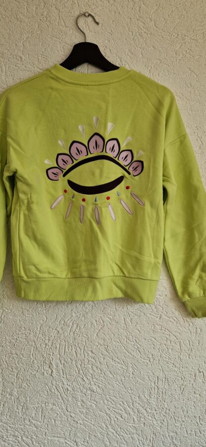 164 - Kenzo sweater citroen (0624meg5) - Afbeelding 5