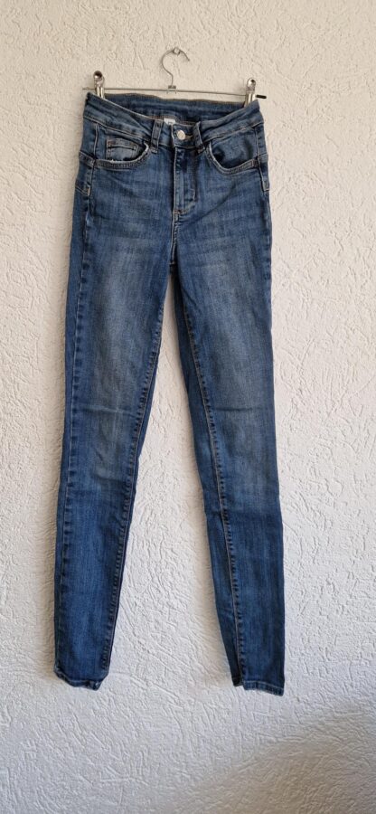 24 - Liu Jo jeans blauw skinny high waist (0624meg6)