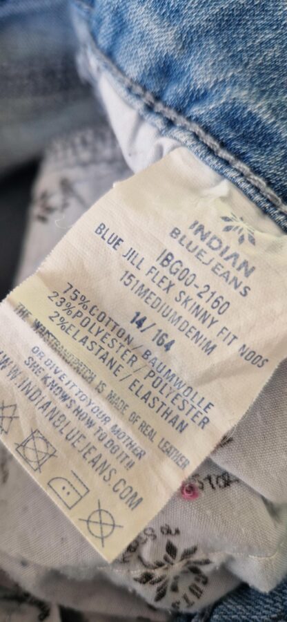 164 - Indian Blue jeans skinny (0624meg6) - Afbeelding 7