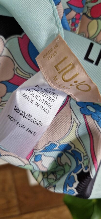 Liu Jo sjaaltje aqua print (0624meg7) - Afbeelding 4