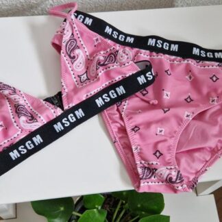 140 - MSGM bikini roze patroon (0624meg7)