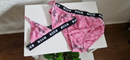 140 - MSGM bikini roze patroon (0624meg7)