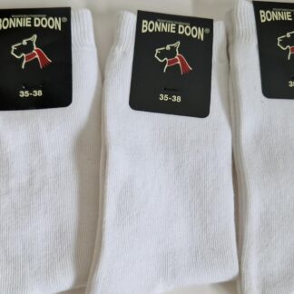 35/38 - Bonnie Doon sokken wit nieuw (0624meg7)