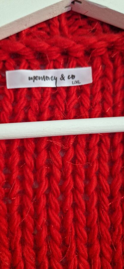L/XL - Memory & Co vest rood (0624meg17) - Afbeelding 6