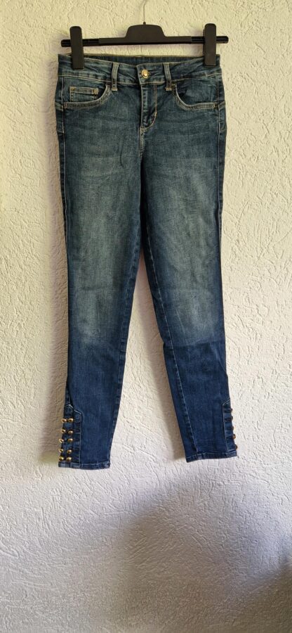 27 - Liu Jo jeans blauw sierknopen (0624meg17)