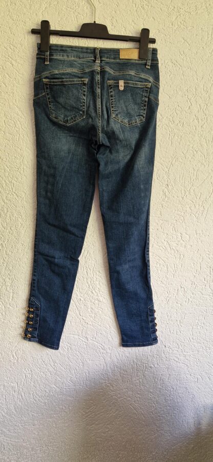 27 - Liu Jo jeans blauw sierknopen (0624meg17) - Afbeelding 5