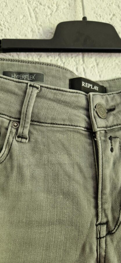 27 - Replay jeans grijs Luz (0624meg11/17) - Afbeelding 3