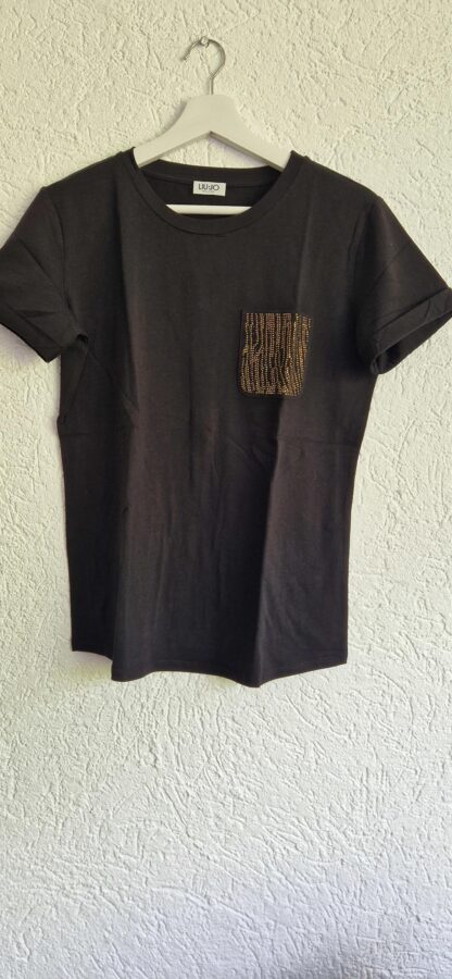 XS - Liu Jo zwart shirt zakje (0624meg17)