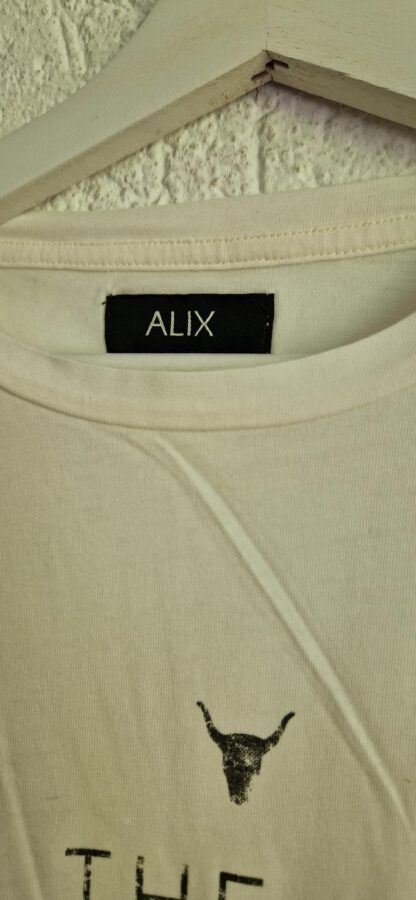 XS - Alix shirt wit print (0624meg17) - Afbeelding 4