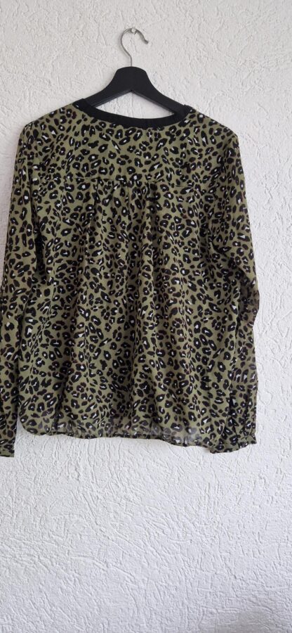 L - City Life blouse dierenprint groen (0624kh) - Afbeelding 4