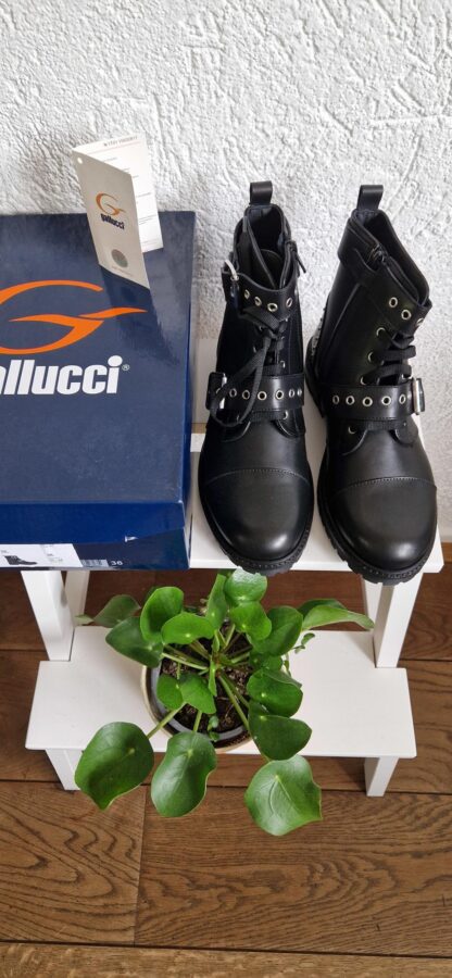 36 - Gallucci boots zwart nieuw (0724meg9) - Afbeelding 2