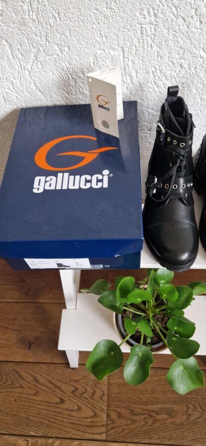 36 - Gallucci boots zwart nieuw (0724meg9) - Afbeelding 3