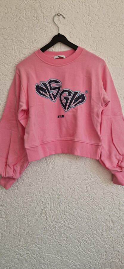 152 - MSGM sweater roze print (0724meg10)