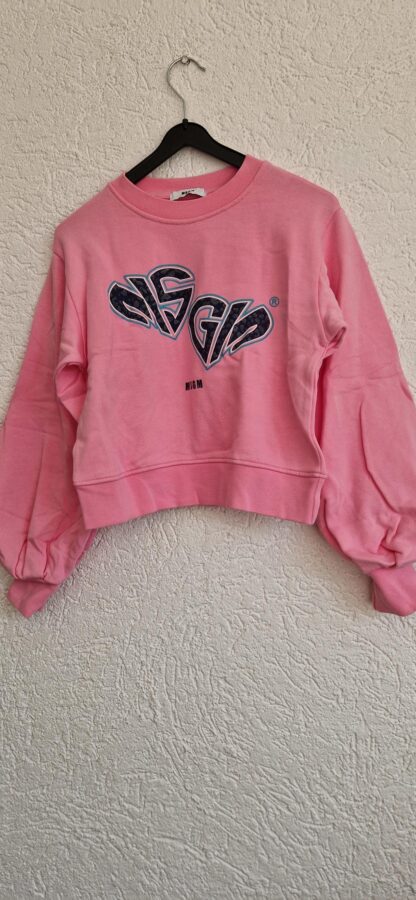 152 - MSGM sweater roze print (0724meg10) - Afbeelding 3