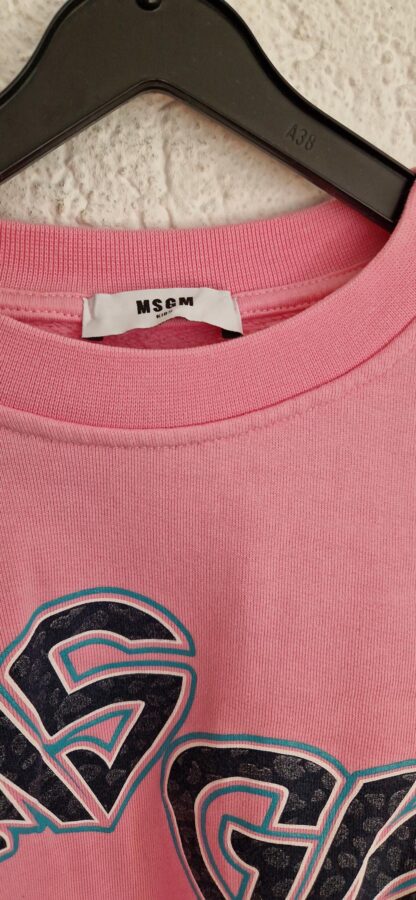 152 - MSGM sweater roze print (0724meg10) - Afbeelding 5