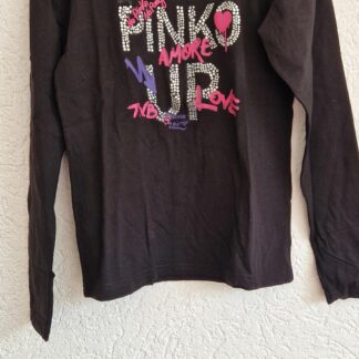 152 - Pinko shirt zwart lange mouw (0724meg10)