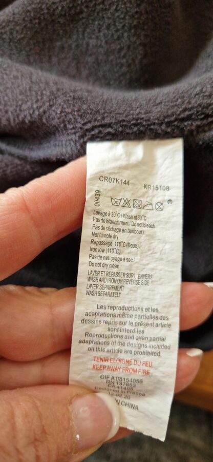152 - Kenzo sweater zwart zilver (0724meg10) - Afbeelding 5