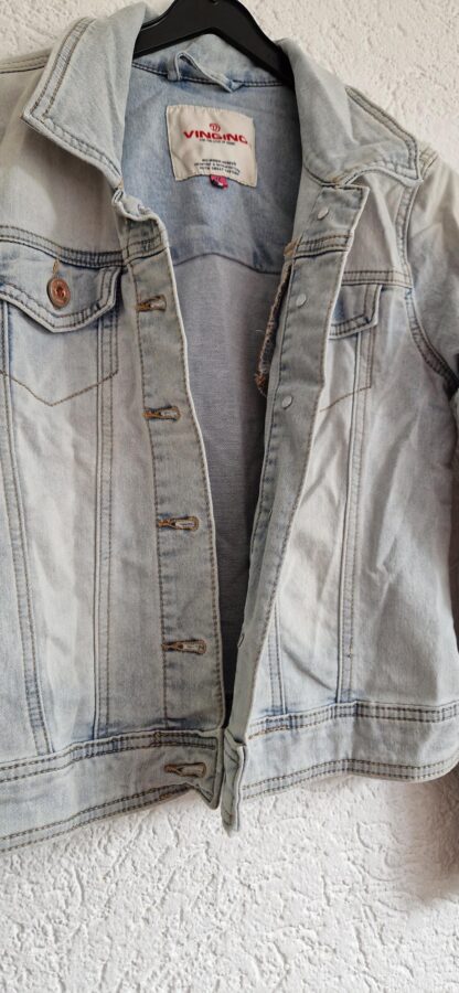 152 - Vingino jeans jack licht denim (0724meg10) - Afbeelding 4