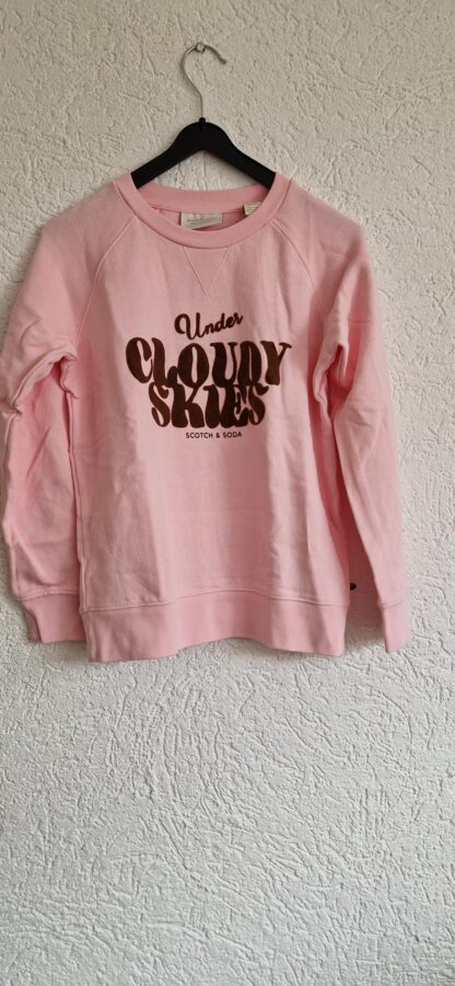 152 - Scotch & Soda sweater roze print (0724meg10)