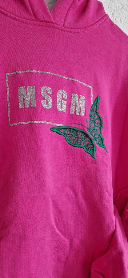 152 - MSGM hoodie fuchsia (0724meg10) - Afbeelding 3