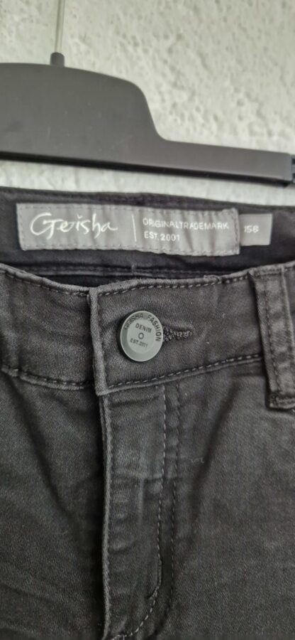 158 - Geisha jeans zwart stretch (0724meg10) - Afbeelding 3