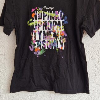 152 - Pinko up zwart print shirt (0724meg10)