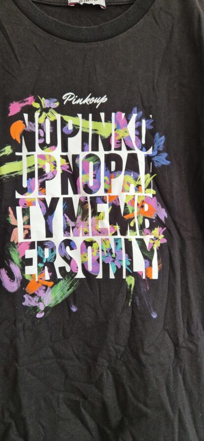 152 - Pinko up zwart print shirt (0724meg10) - Afbeelding 3