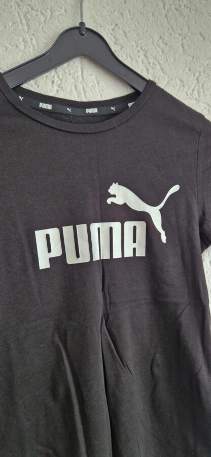 134 140 - Puma shirt zwart zilver (0724meg12) - Afbeelding 3