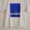 140 - Pinko shirt wit met blauw vlak (0724meg12)