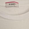 140 - Pinko shirt wit met blauw vlak (0724meg12) - Afbeelding 4