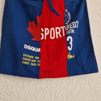 152 - Dsquared2 rok blauw rood print (0724meg12)