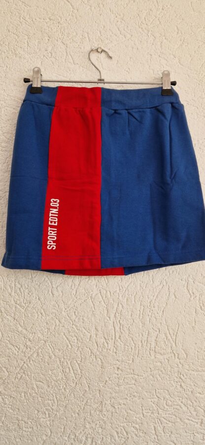 152 - Dsquared2 rok blauw rood print (0724meg12) - Afbeelding 5