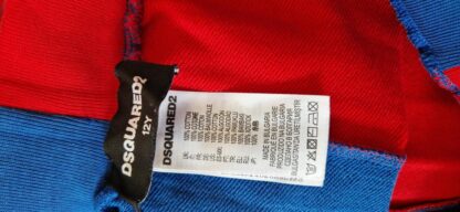 152 - Dsquared2 rok blauw rood print (0724meg12) - Afbeelding 6