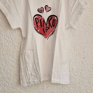 140 - Pinko Up shirt wit hartjes (0724meg12)