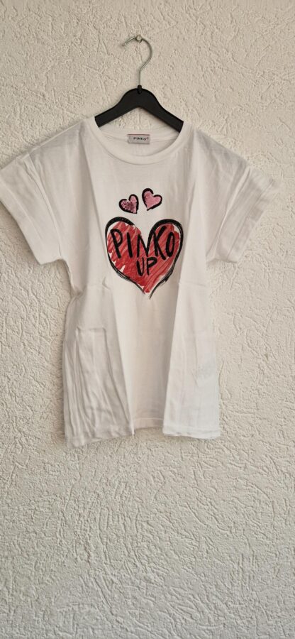140 - Pinko Up shirt wit hartjes (0724meg12)