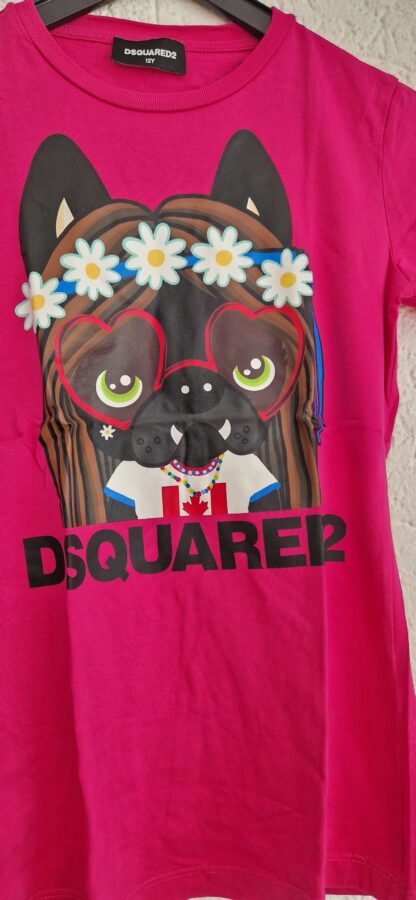 152 - Dsquared2 shirt fuchsia dog (0724meg12) - Afbeelding 3
