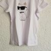 158 164 - Karl Lagerfeld shirt wit print (0724meg11)