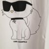158 164 - Karl Lagerfeld shirt wit print (0724meg11) - Afbeelding 3