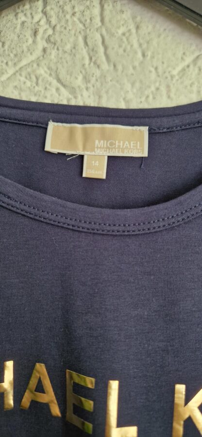164 - Michael Kors shirt blauw goud (0724meg11) - Afbeelding 4