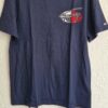 M - Tommy Hilfiger shirt blauw print (0724meg11)