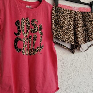 170 176 - Vingino shortama panter roze (0724meg11)