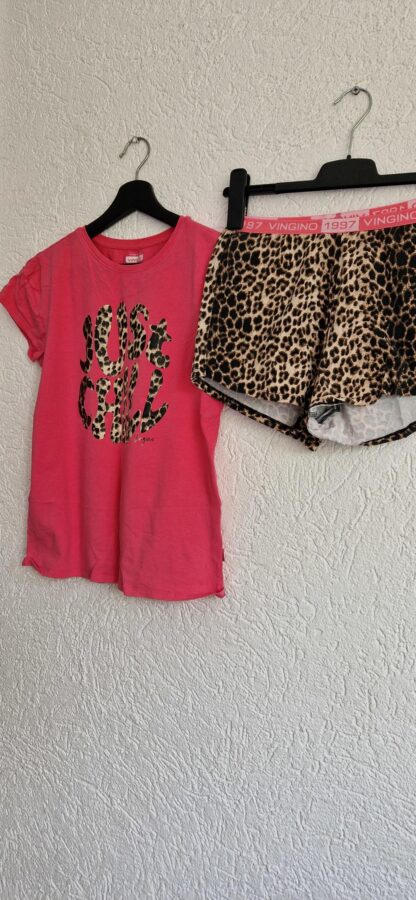 170 176 - Vingino shortama panter roze (0724meg11) - Afbeelding 4