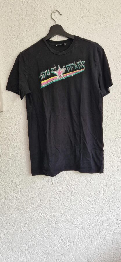XS - Loavies shirt zwart print (0724meg11)