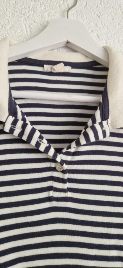 158 - Esprit poloshirt streep (0724wyt) - Afbeelding 3