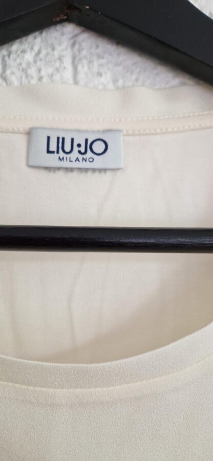 M - Liu Jo shirt korte mouw ecru (0824meg13) - Afbeelding 4